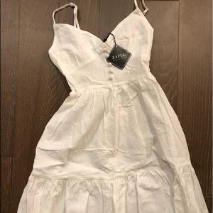 White Zaful Dress
